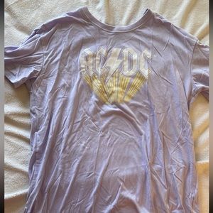 purple AC/DC t shirt